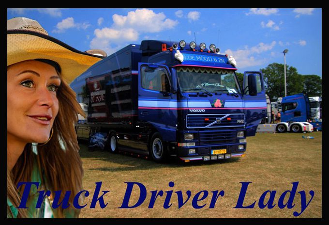 Truck Driver Lady – License 2 Creator